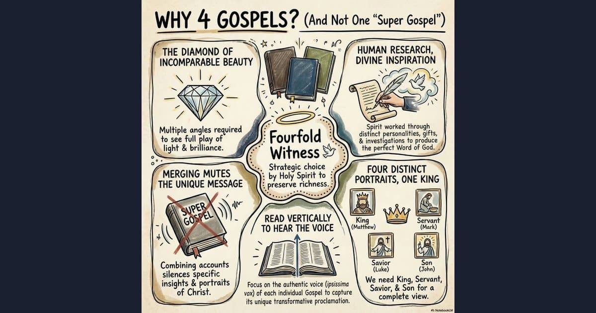 Why Are There Four Gospels — and Not One “Super Gospel”?